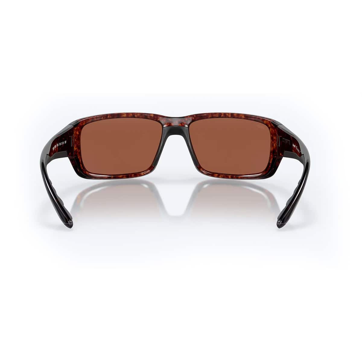 097963477147 Costa Fantail Tortoise Frames Copper 580p Lenses Polarized Mens Sunglasses Rear View