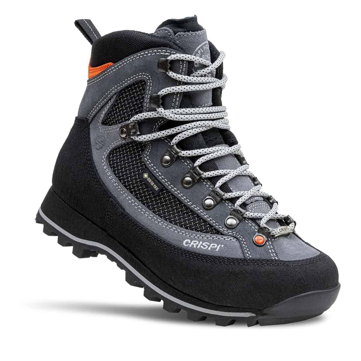 8013180350515 Crispi Women's SUMMIT II GTX Lightweight Women's Hunting Hiking Boot Ash Right Heel Elevated
