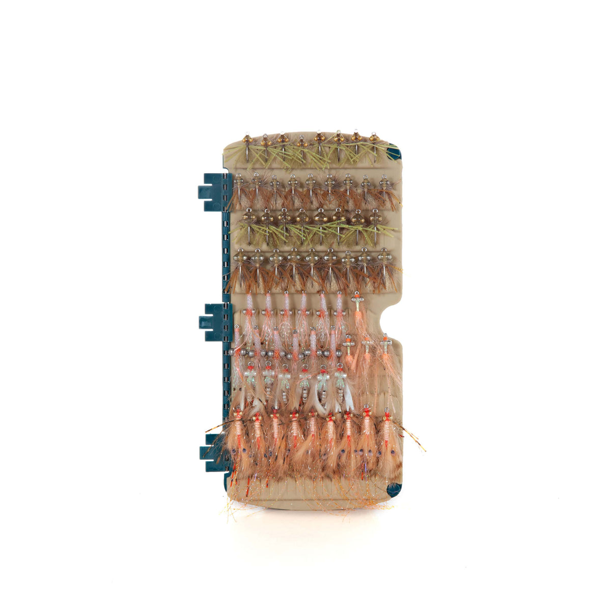 816332014345 B08N8M55GX TPL L Fishpond Tacky Pescador Fly Box Large Leaflet Extra Fly Box Insert Page Loaded With Bonefish Flies