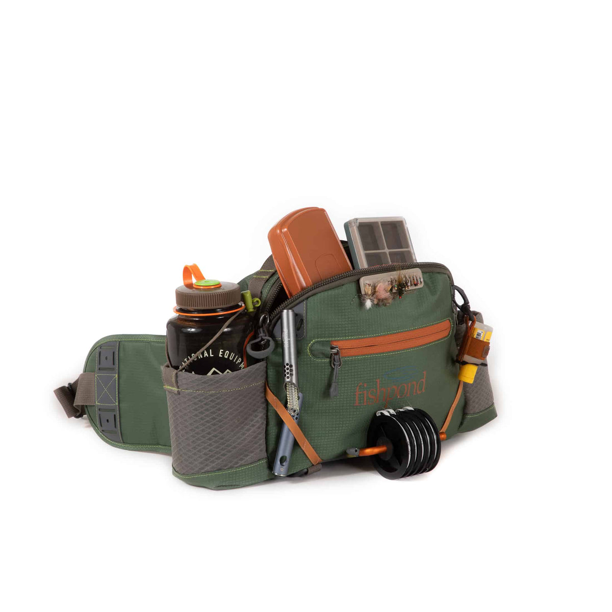 Fishpond Swivel Retractor on Elkhorn Lumbar Pack Fly FIshing Waist Pack