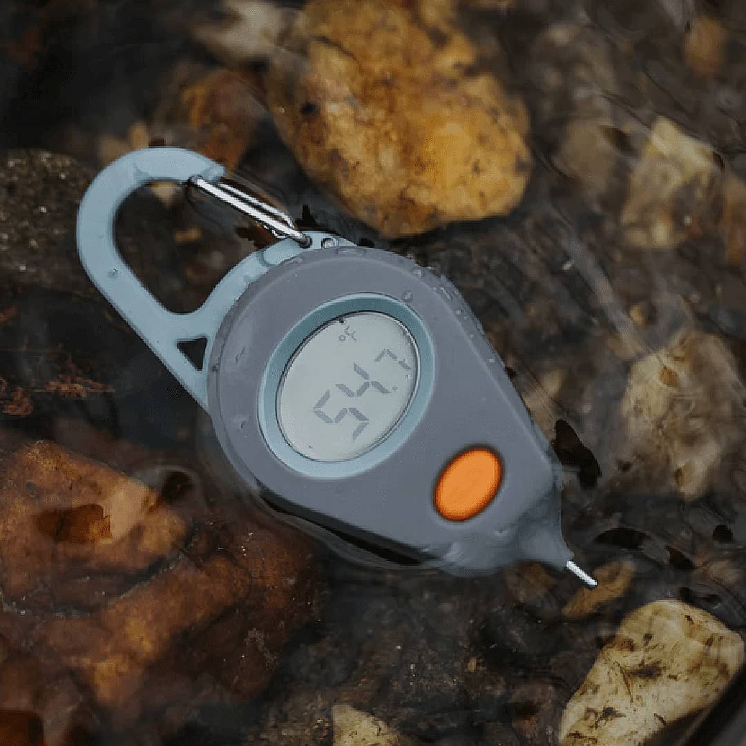 816332016202 Fishpond Riverkeeper Digital Fishing Thermometer In Stream Temperature Probe Detail