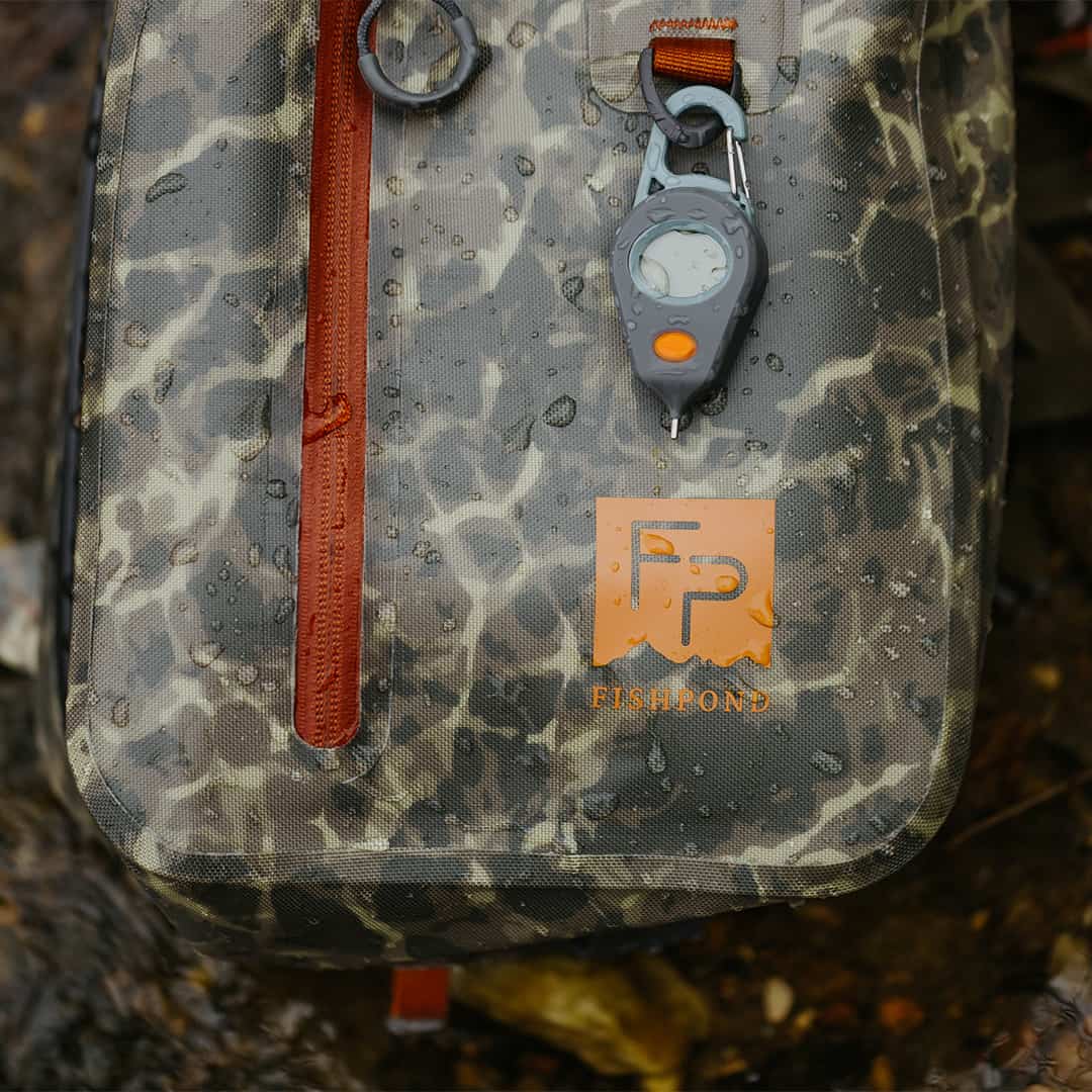 816332016202 Fishpond Riverkeeper Digital Fishing Thermometer On Thunderhead Fishing Bag