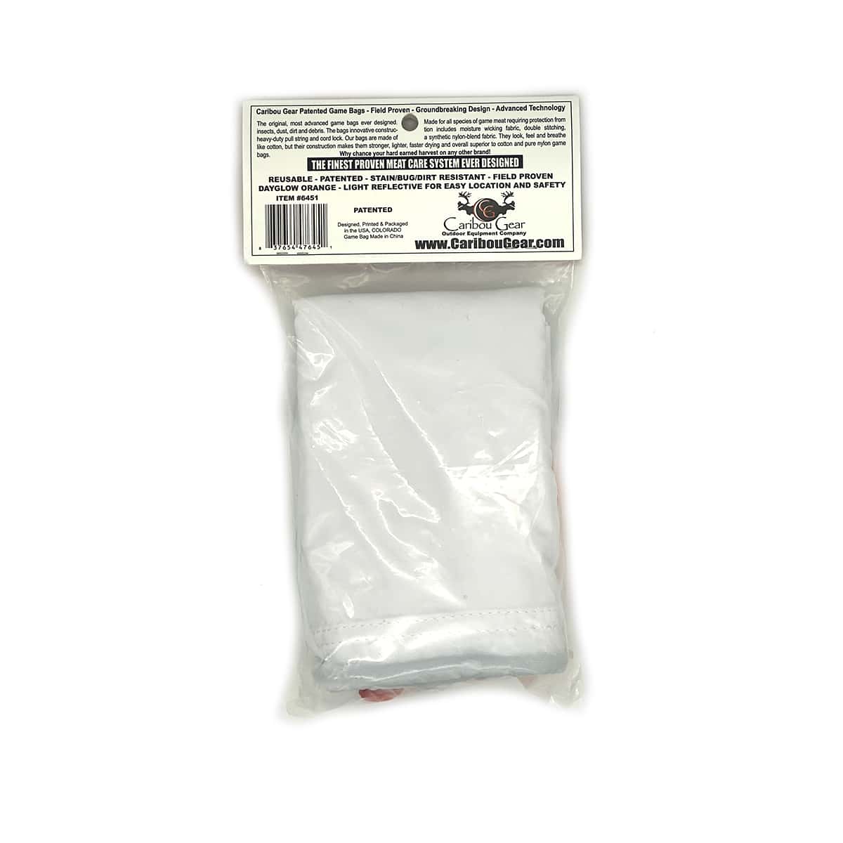 837654476451 Caribou Gear Game Bags Small Single Game Bag Back