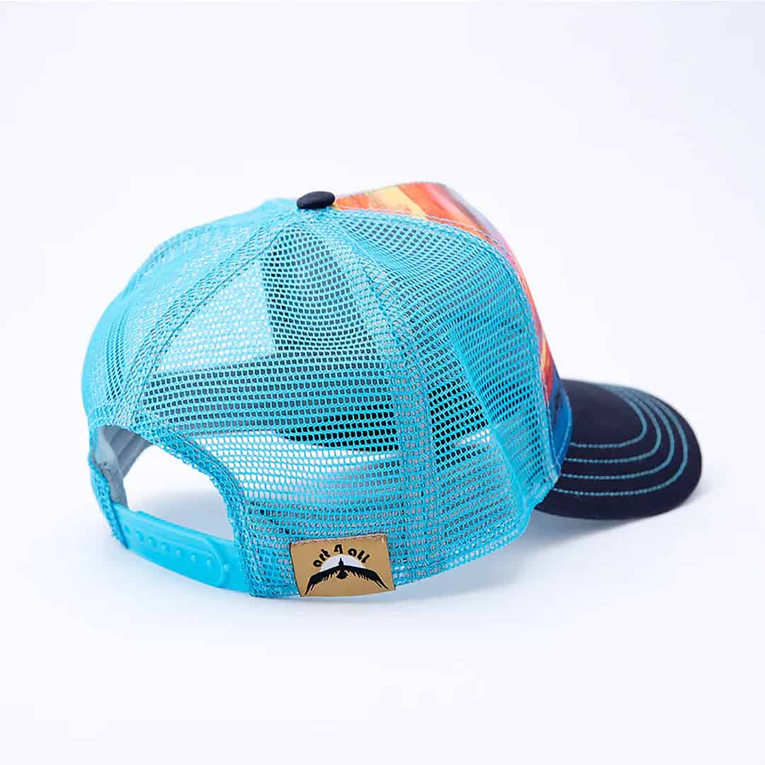 854740008822 art4all trucker hat ocean breeze three quarter rear
