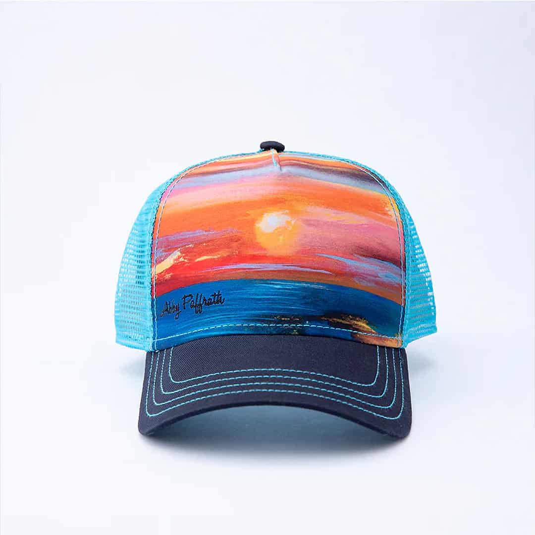 854740008822 art4all trucker hat ocean breeze straight on