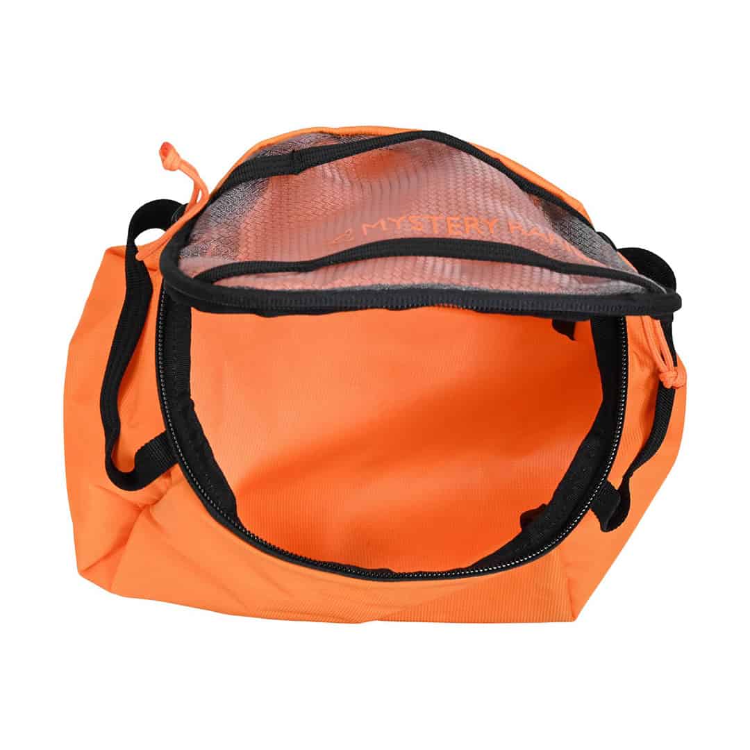 888564195673 Mystery Ranch ZOID Cube Zipper Open Hunter