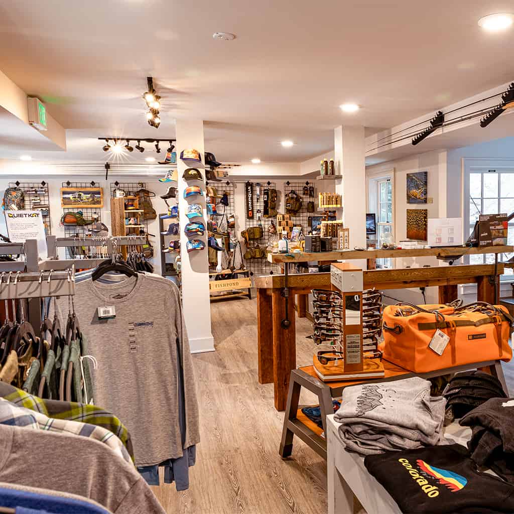 Black Hawk Colorado Fly Shop and Hunting Supply Store and Outdoor Gear Store and Bike Store Interior Shot