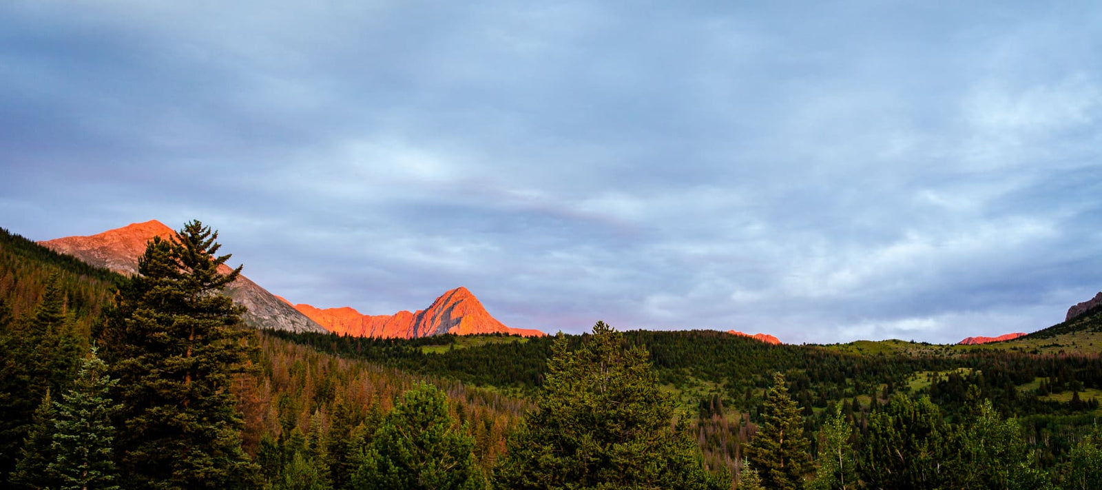 The mountains of Colorado that surround Black Hawk at Sunrise are Stunning