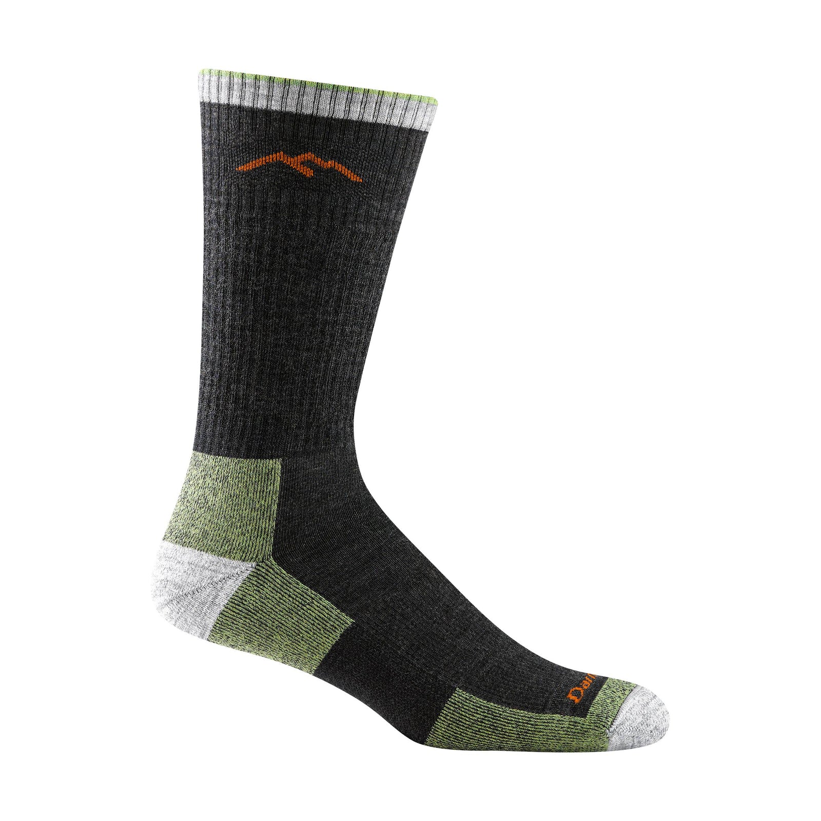 Darn Tough 1403 Lime Men's Midweight Hiking Sock Boot Height w Cushion Hero