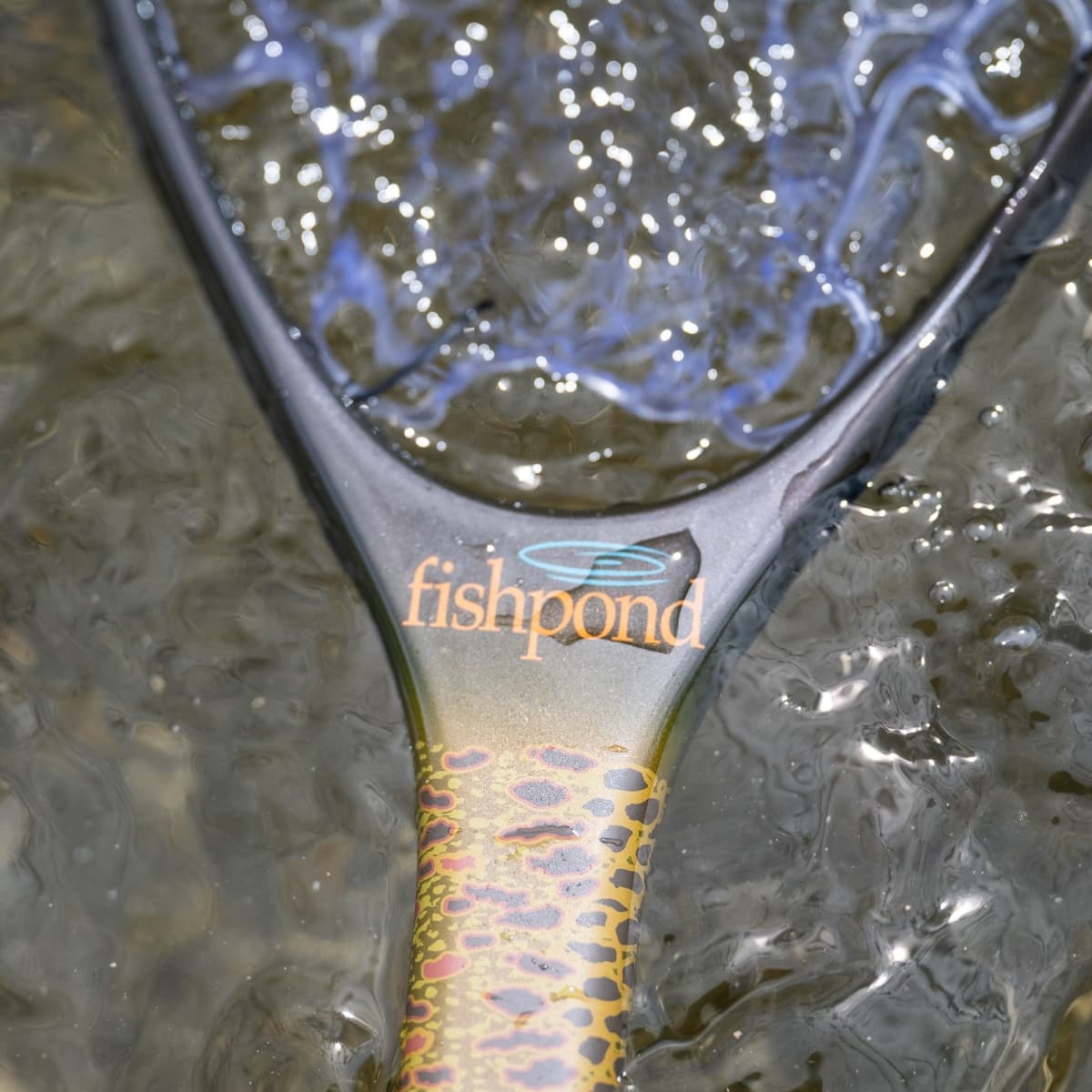 NCN 816332016240 Fishpond Nomad Canyon Fly Fishing Net Handle Closeup