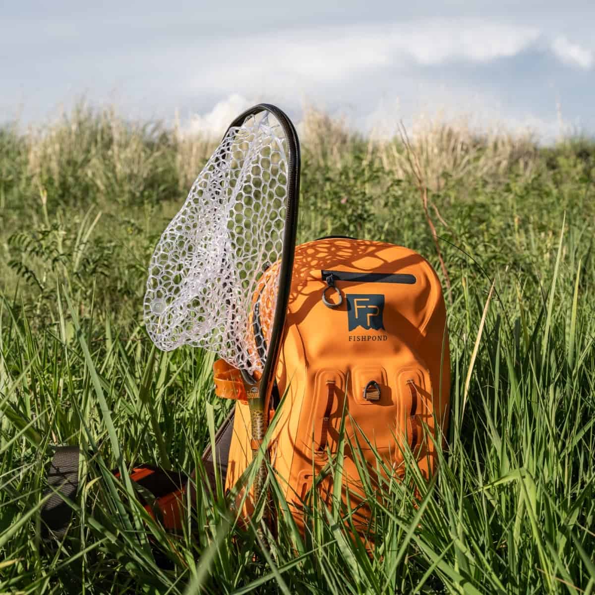 NCN 816332016240 Fishpond Nomad Canyon Fly Fishing Net On Thunderhead Backpack