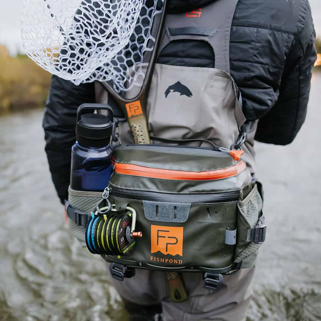 New 2025 816332016219 Fishpond Stormshadow Lumbar Pack Water Resistant Fly Fishing Waist Pack with logo