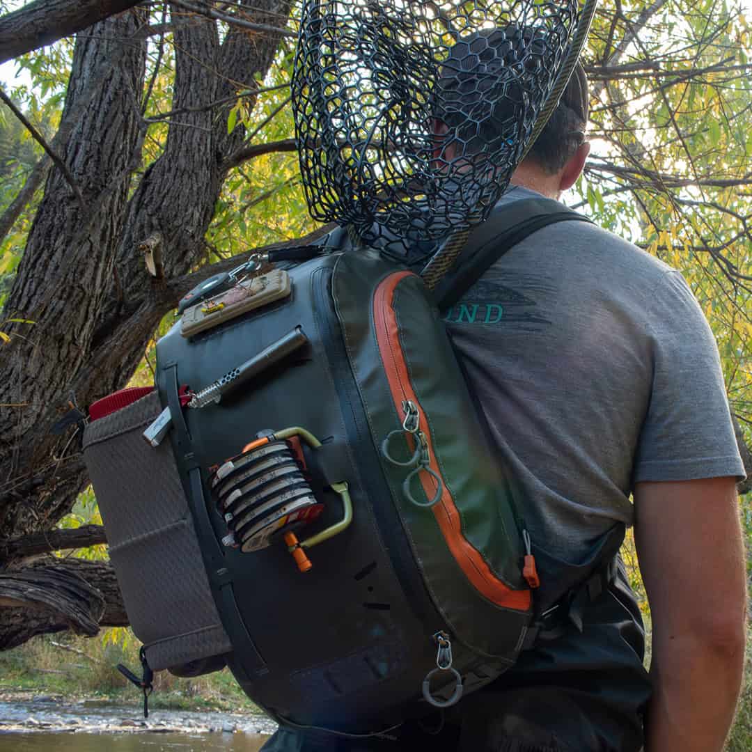 New 2025 816332016233 Fishpond Stormshadow Sling Pack Water Resistant Ambidextrous Fly Fishing Sling Pack With Fishpond Headgate Tippet Holder