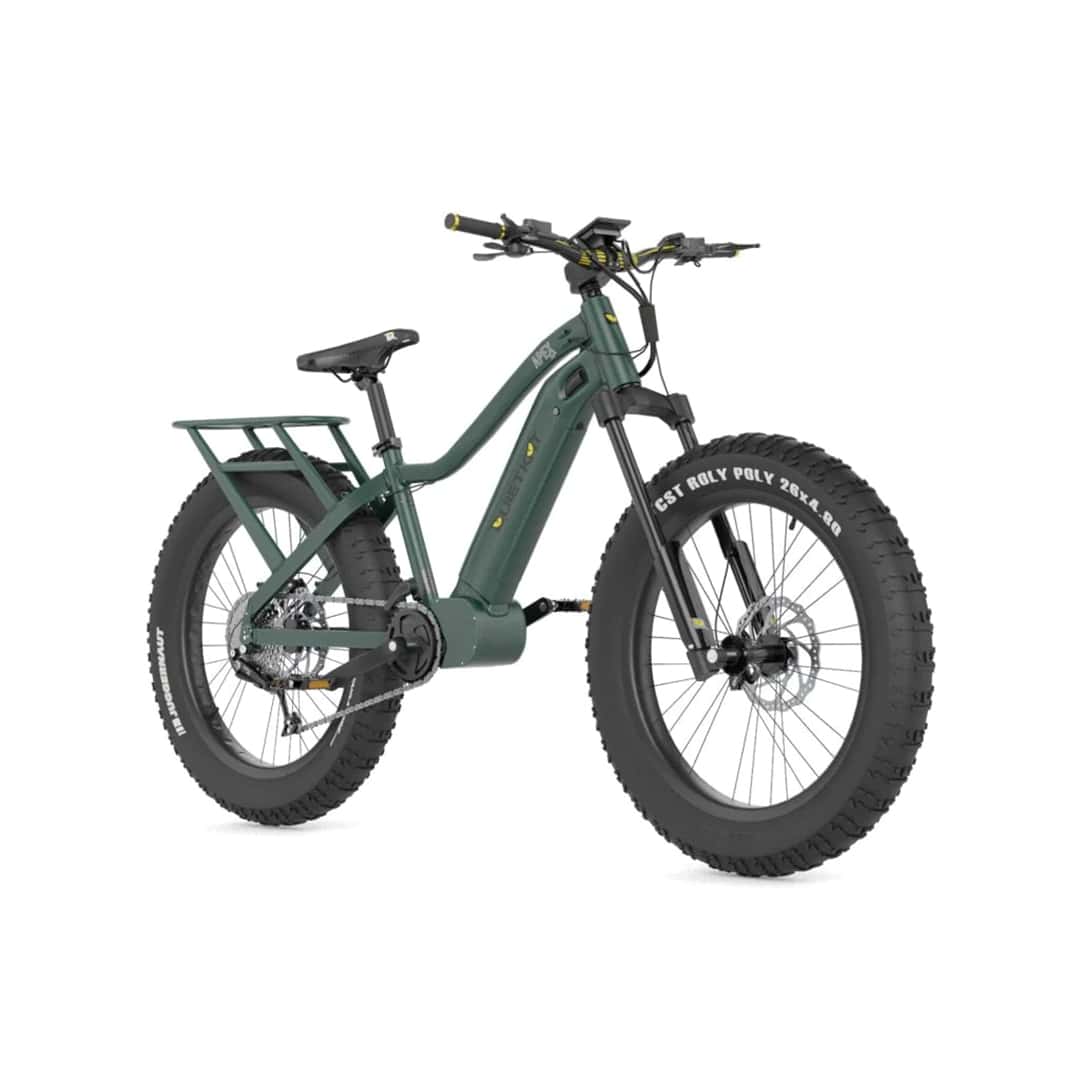 QuietKat Fat Tire Electric Mountain Bike Apex 2021 Quartering Towards View