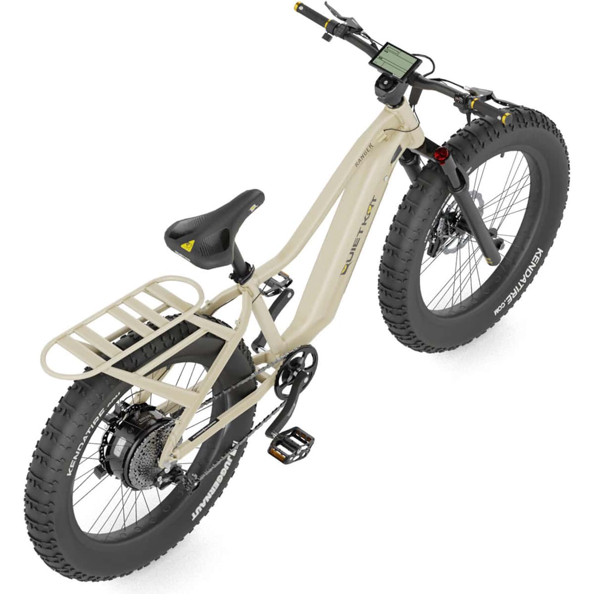 QuietKat Fat Tire Electric Mountain Bike RANGER 2021 Top Down View