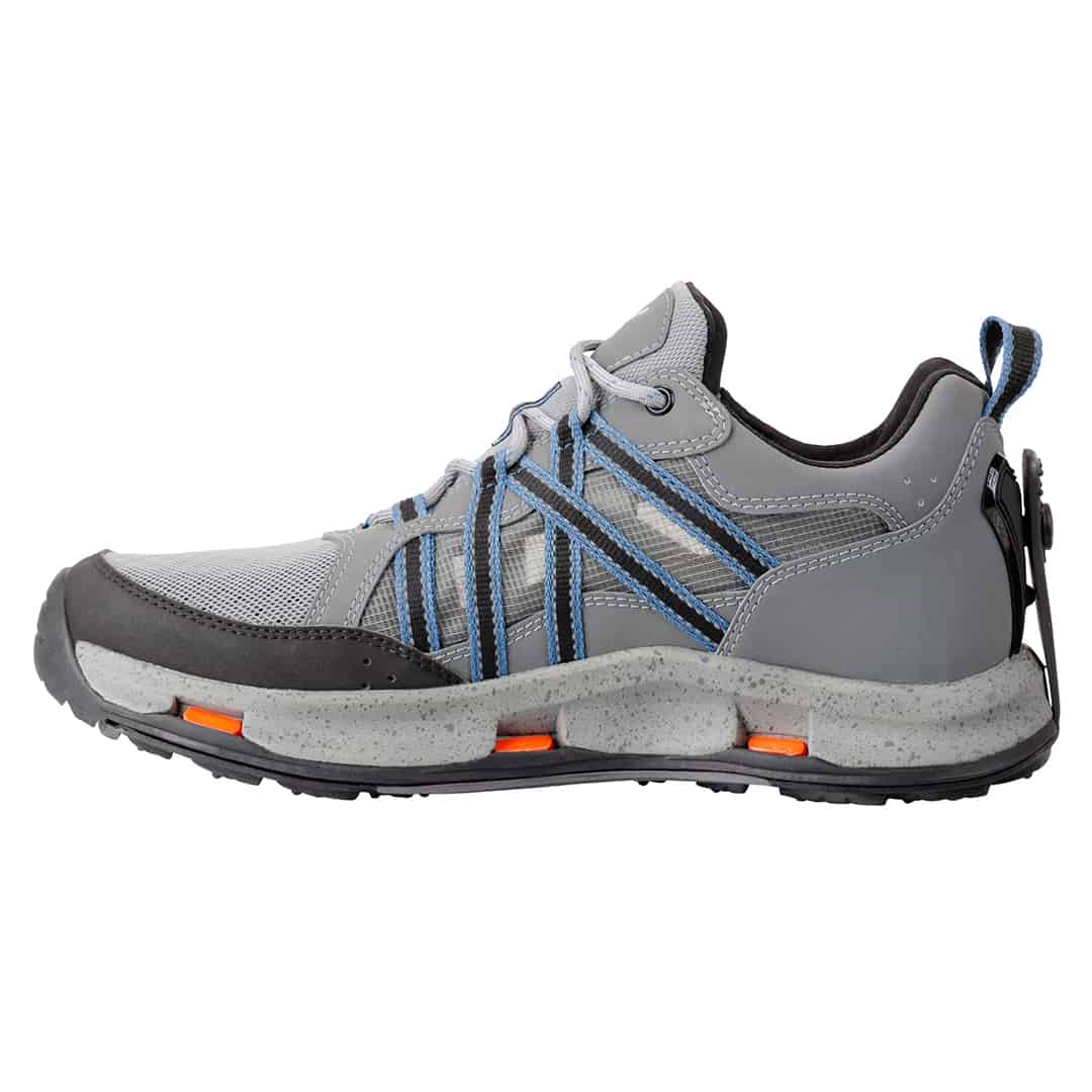 096351105754 korkers all axis wading shoe fly fishing wading shoe with trailtrac sole medial