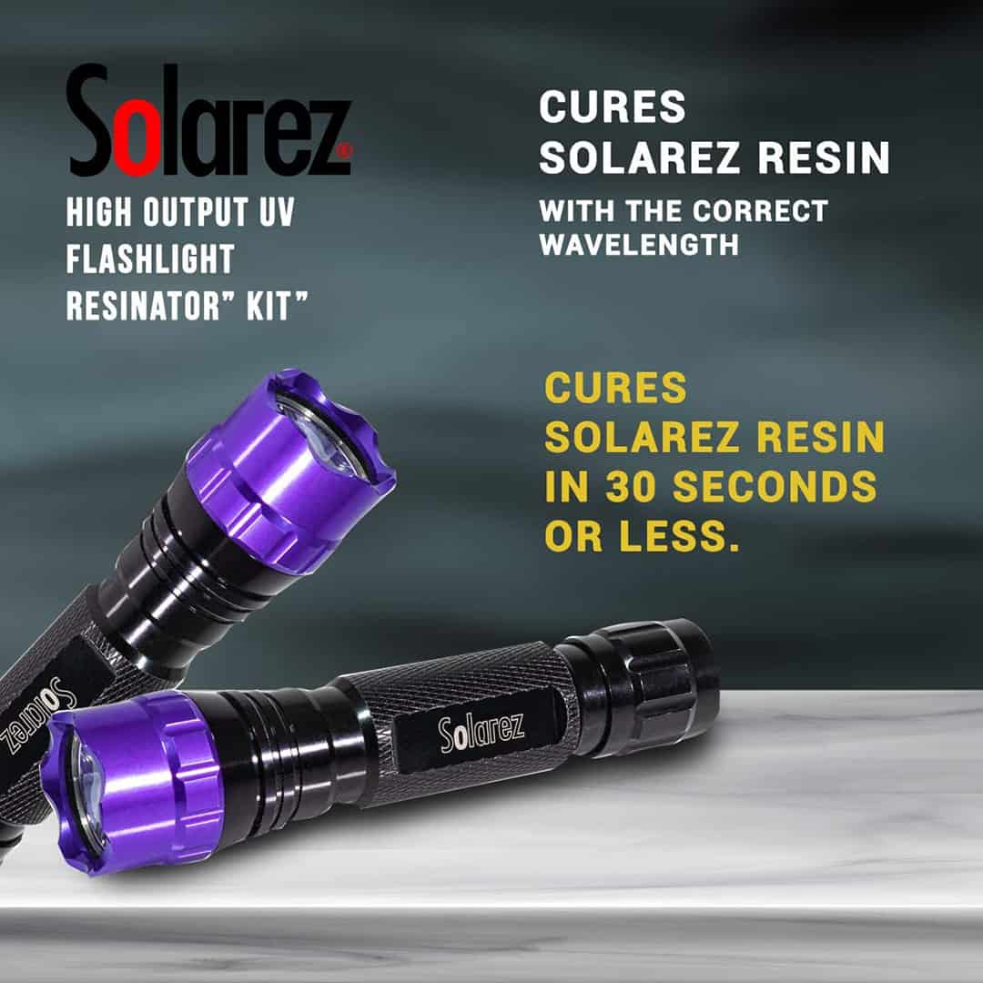 728392889019 88901 Solarez Resinator UV Light Kit With Charger and ROEN Battery With Pulse Power
