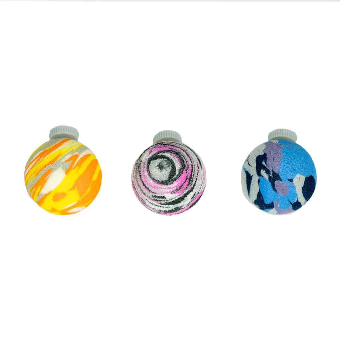 789075403649 airlock fly fishing strike indicators 3 pack marbled camouflage colors individual