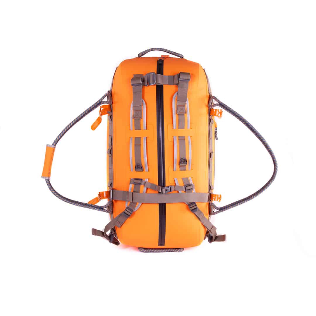 TLSD-ECO 816332015120 Fishpond Thunderhead Large Submersible And Waterproof Duffel Bag Newstream Model 2022 Cutthroat Orange Top