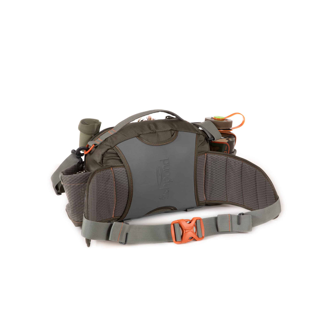 816332015694 EHLP-P Fishpond Elkhorn Lumbar Pack Pebble New Fishpond Waist Pack Belt Inside