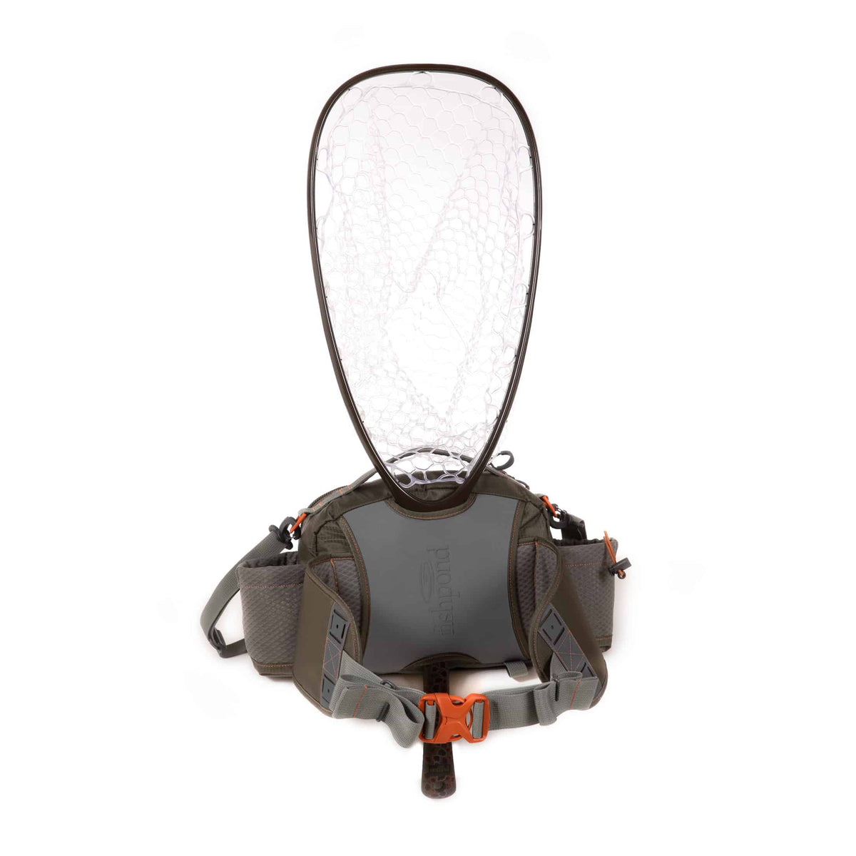 816332015694 EHLP P Fishpond Elkhorn Lumbar Pack Pebble New Fishpond Waist Pack With Fishpond Nomad Net
