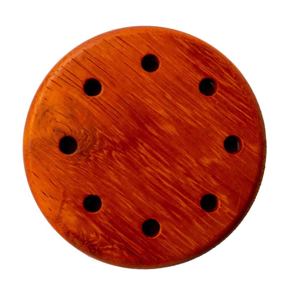 843380130130 Phelps Game Calls Padauk Pot Aluminum Over Glass Turkey Pot Call Bottom