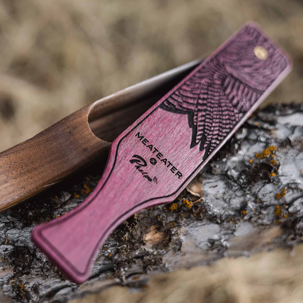 851182007574 meateater x phelps game calls turkey box call in the wild