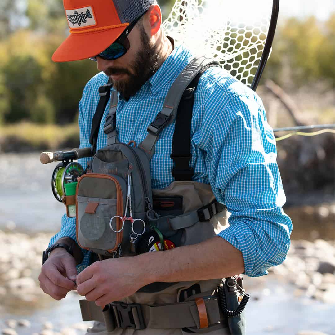 CCCPK 816332014772 Fishpond Canyon Creek Fly Fishing Chest Pack Re Rigging Fly Rod