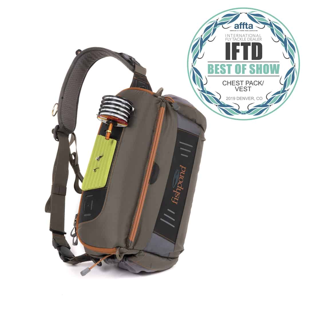 FHSP-G 816332012938 Fishpond Flathead Ambidextrous Fly Fishing Sling Pack Award Winning Fly Fishing Pack