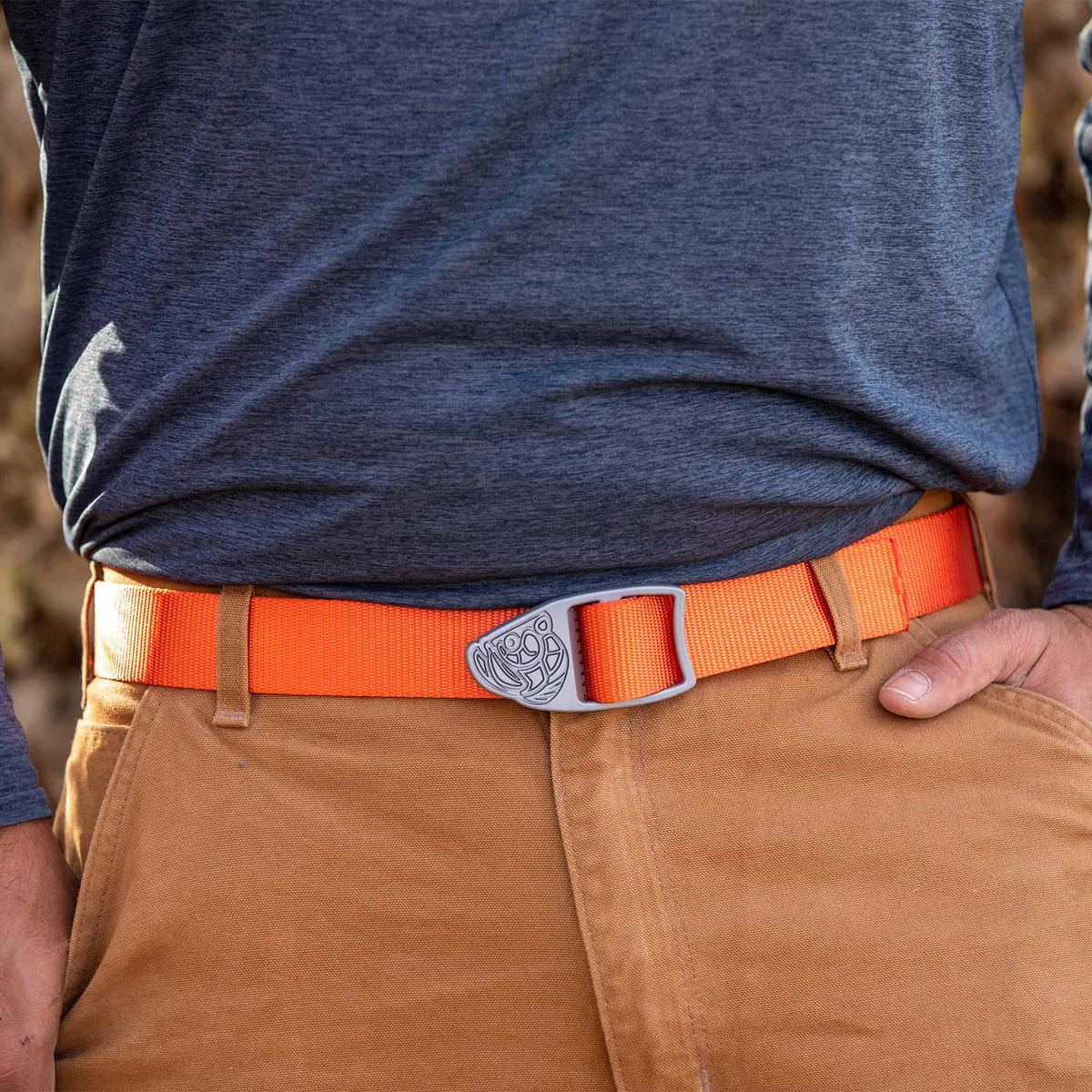 Fishpond King Webbing Belt Fly Fishing Travel Belt Coral Lifestyle