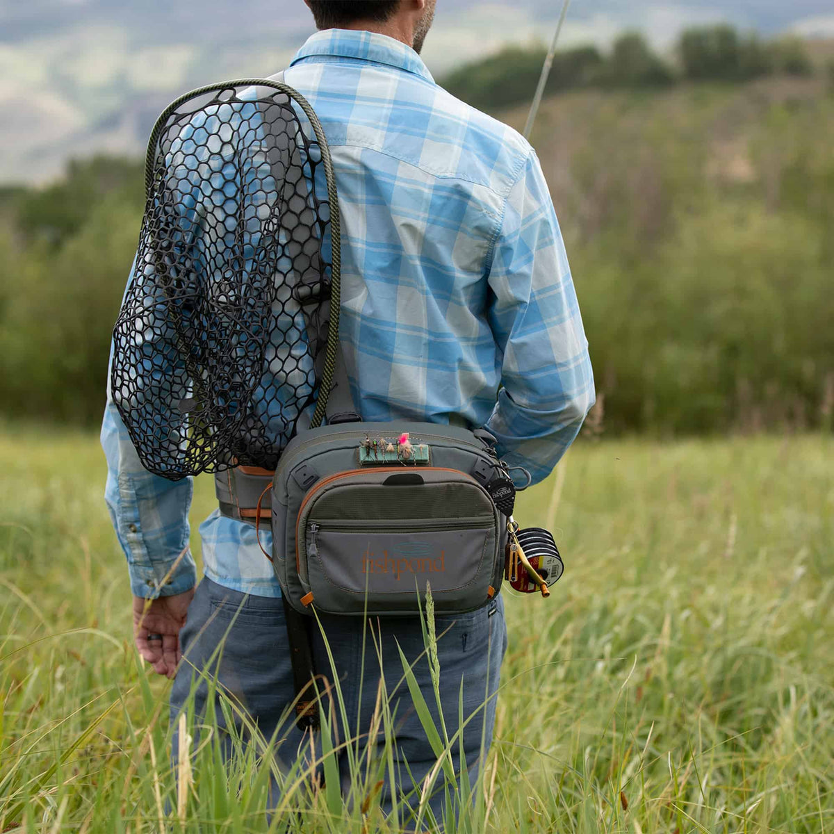 Fishpond Switchback Pro Fly Fishing Waist Pack Shoulder Strap Fully Loaded