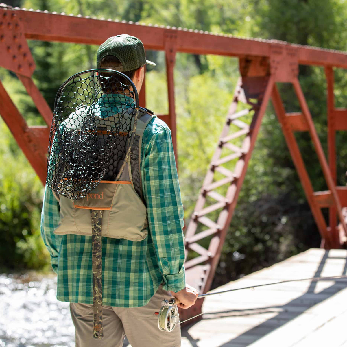 Fishpond Upstream Vest Mens Technical Fishing Vest Back On Eagle Bridge