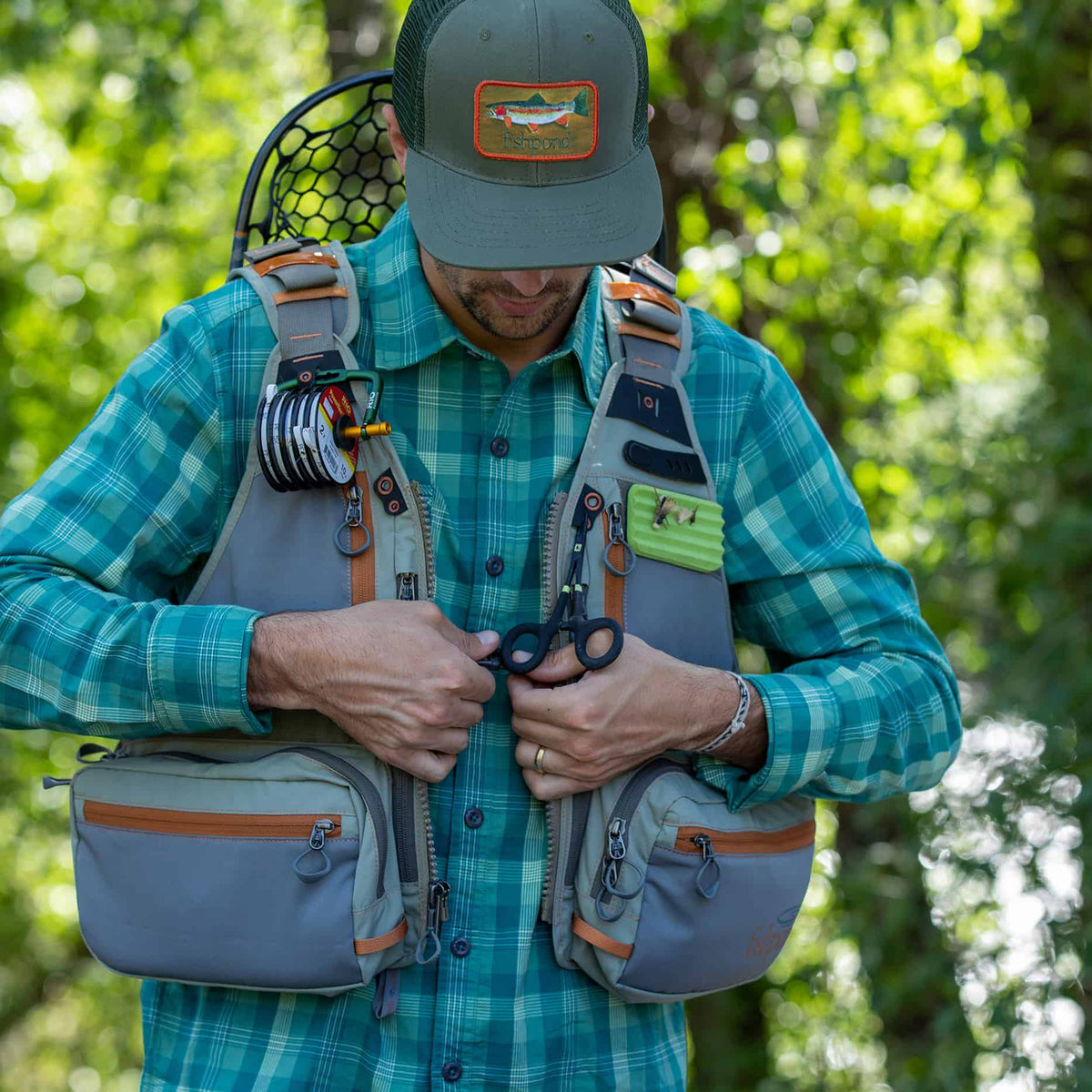 Fishpond Upstream Vest Mens Technical Fishing Vest Zippered Front