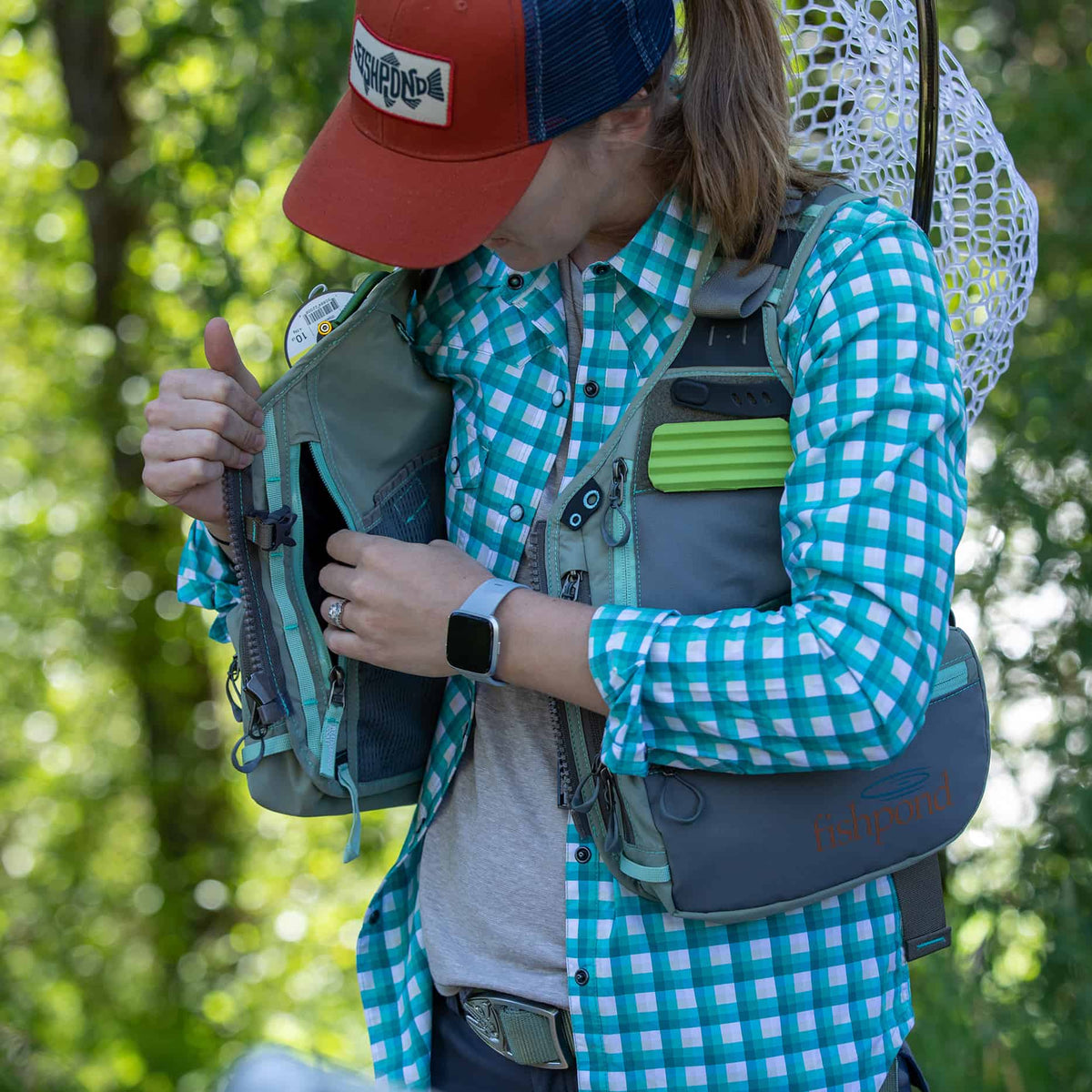 Fishpond Women's Upstream Vest Technical Female Fishing Vest Interior Pockets