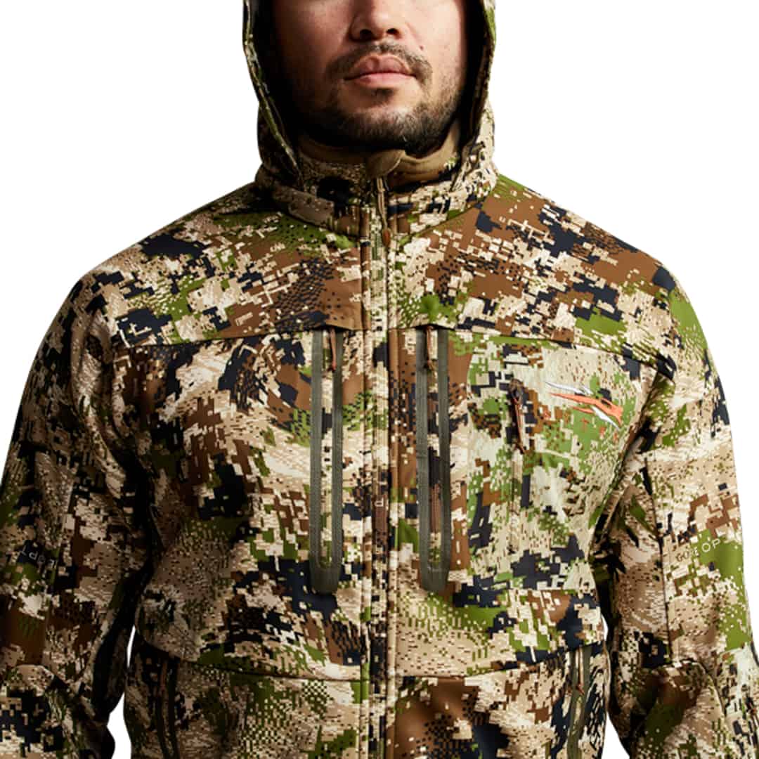 SITKA Big Game 2021 50032 SubAlpine Mens Jetstream Jacket Optifade Subalpine Studio Chest Detail