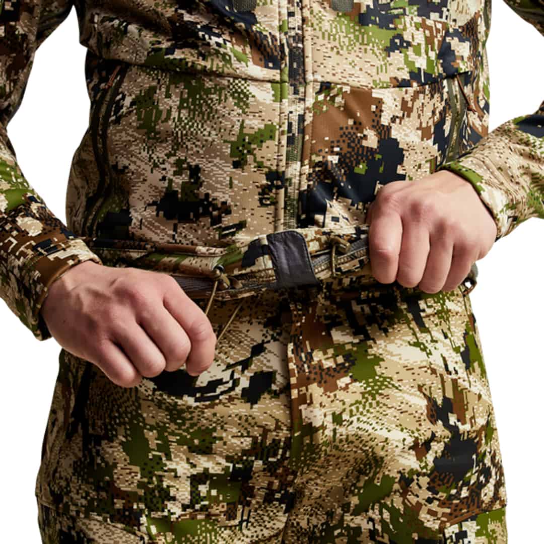 SITKA Big Game 2021 50032 SubAlpine Mens Jetstream Jacket Optifade Subalpine Studio Hem Detail