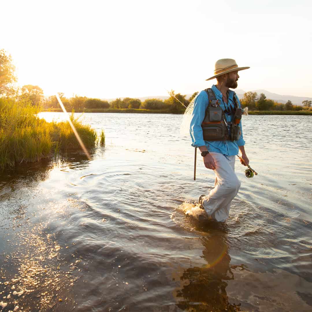 RLTP 816332014963 Fishpond Ridgeline Tech Pack Fly Fishing Vest and Travel Backpack Showing Front Vest