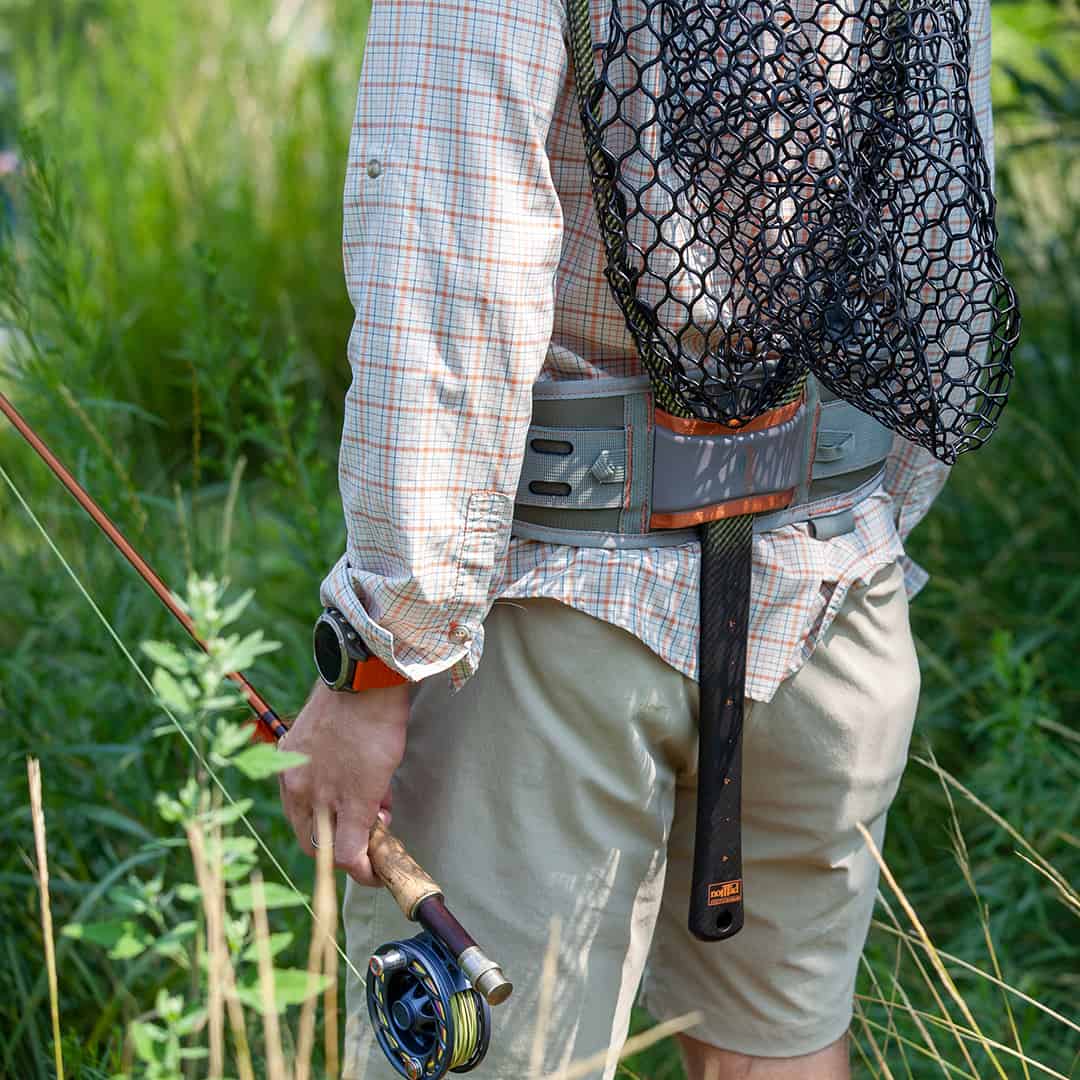 SFWB 816332014819 Fishpond South Fork Fishing Wader Belt Upgraded Wading Belt Net Slot Detail