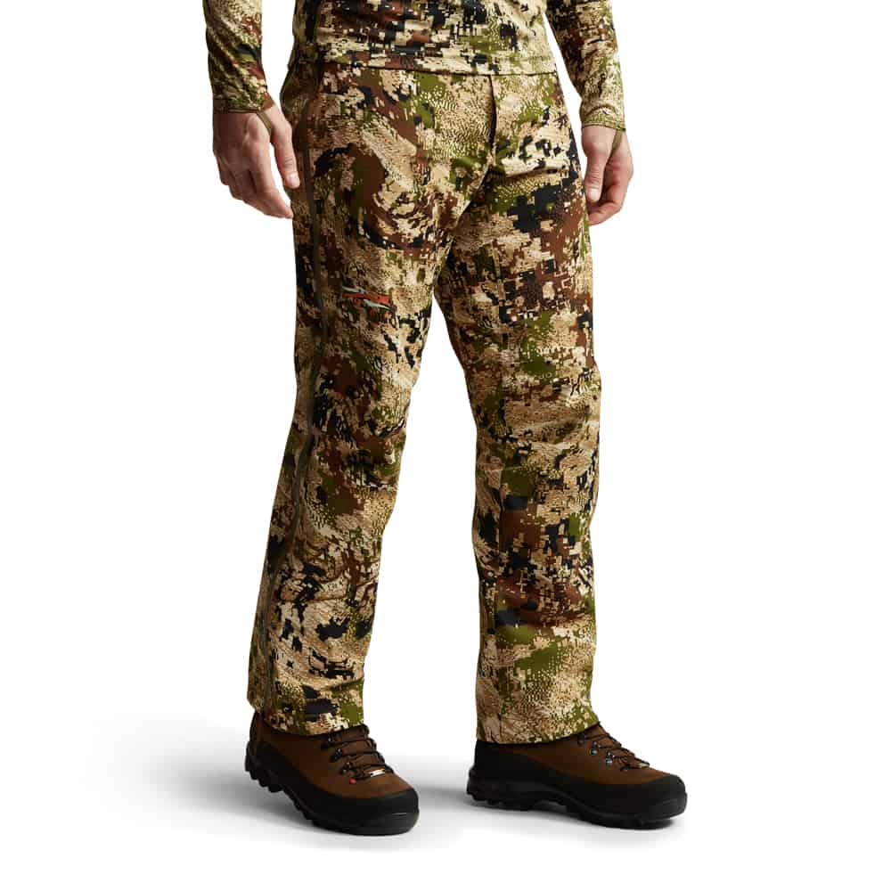 SITKA Big Game Hunting 2021 50255 Mens Dew Point Hunting Rain Pants Optifade Subalpine Studio Side Standing
