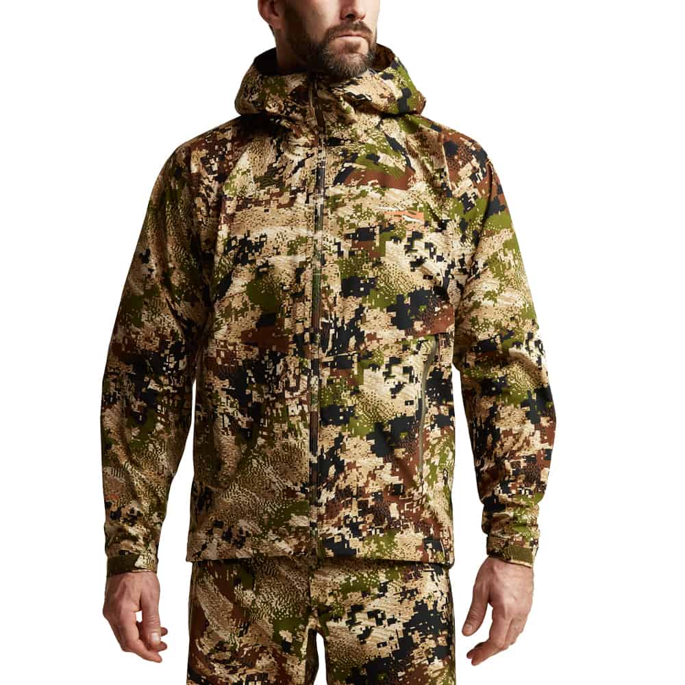 SITKA Big Gamge 2021 50254 SA Mens Dew Point Jacket Optifade Subalpine Studio Front