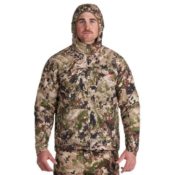 SITKA Gear Kelvin Lite Hoody Optifade Subalpine On Model