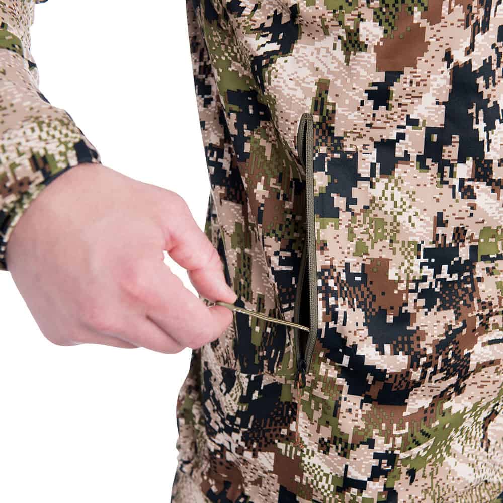 SITKA Gear Mountain Jacket Optifade Subalpine Hand Pocket Detail