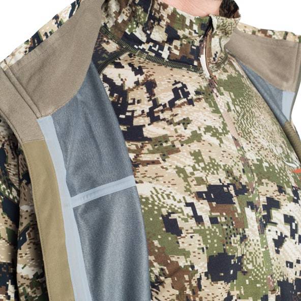 SITKA Gear Mountain Jacket Optifade Subalpine Windstopper Detail