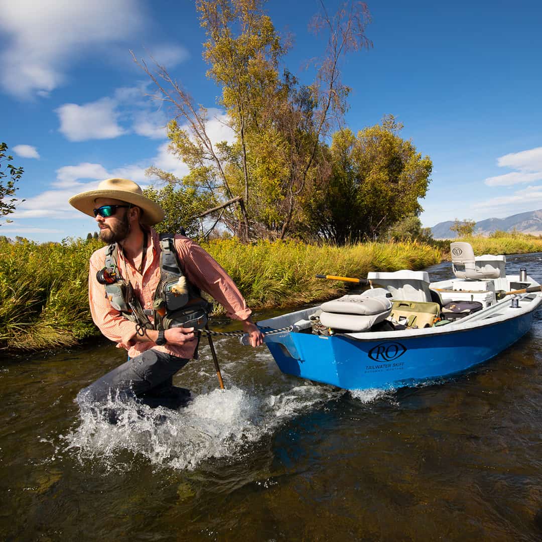 SPMV 816332014789 Fishpond Sagebrush Pro Best Hot Weather Lightweight Fly Fishing Vest Dragging boat