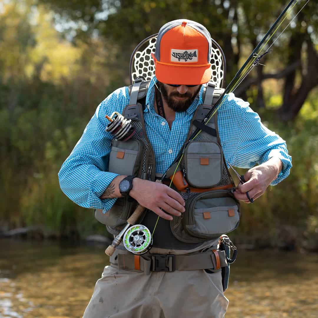 SPMV 816332014789 Fishpond Sagebrush Pro Best Lightweight Fly Fishing Vest On The River