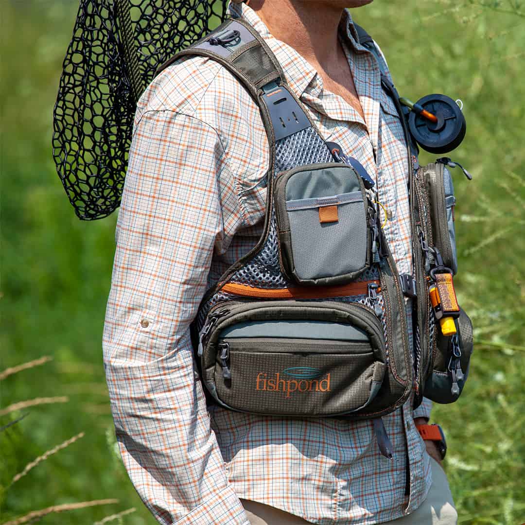 SPMV 816332014789 Fishpond Sagebrush Pro Best Lightweight Fly Fishing Vest Multiple Exterior and Interior Pockets
