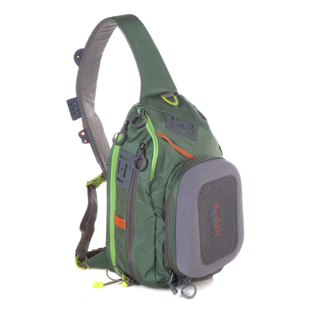 SS-2.0-T 816332014918 Fishpond Summit Fly Fishing Sling Pack Granite Gravel Hero