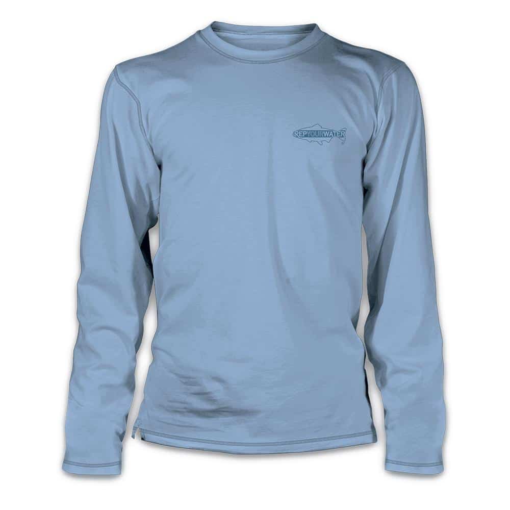 SWMD85 RepYourWater Swimming Spine 2 0 Ultralight Fishing Sun Shirt Front