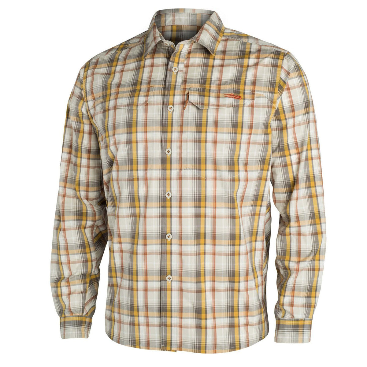 Sitka GlobeTrotter Shirt LS Sand Plaid