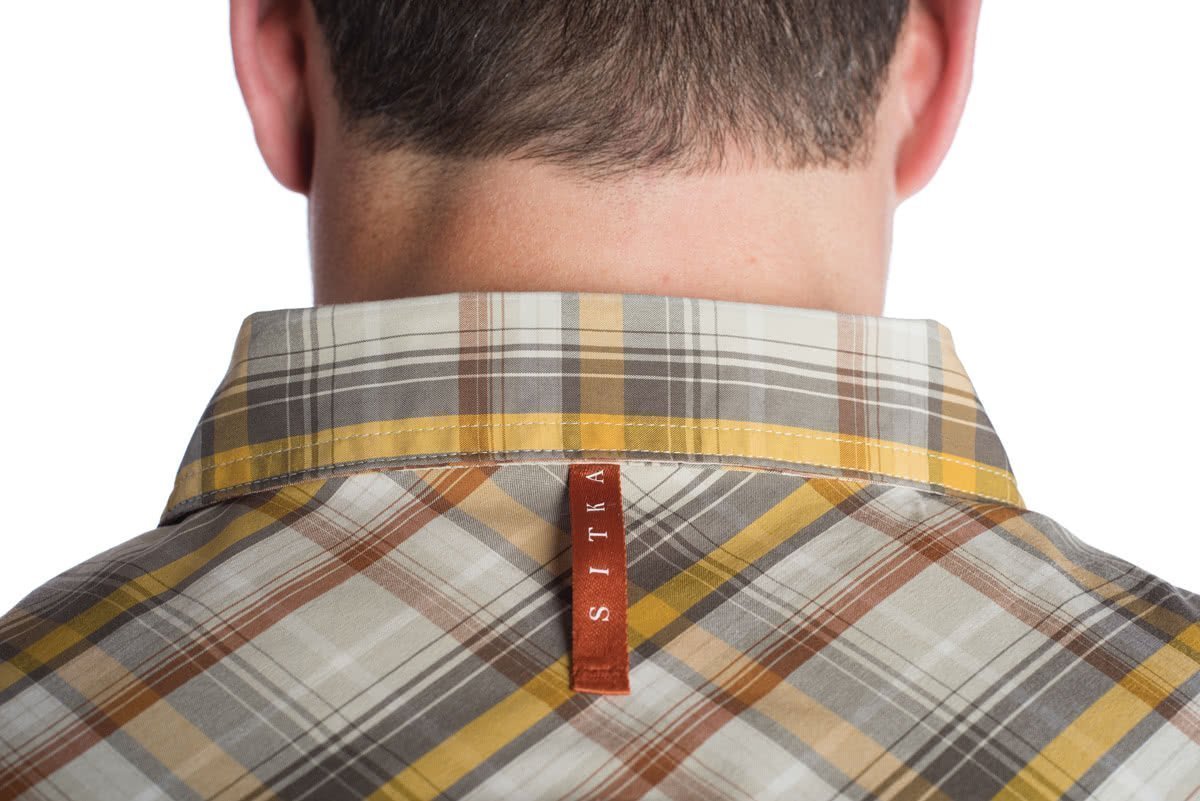 Sitka GlobeTrotter Shirt LS Cargo Plaid Collar